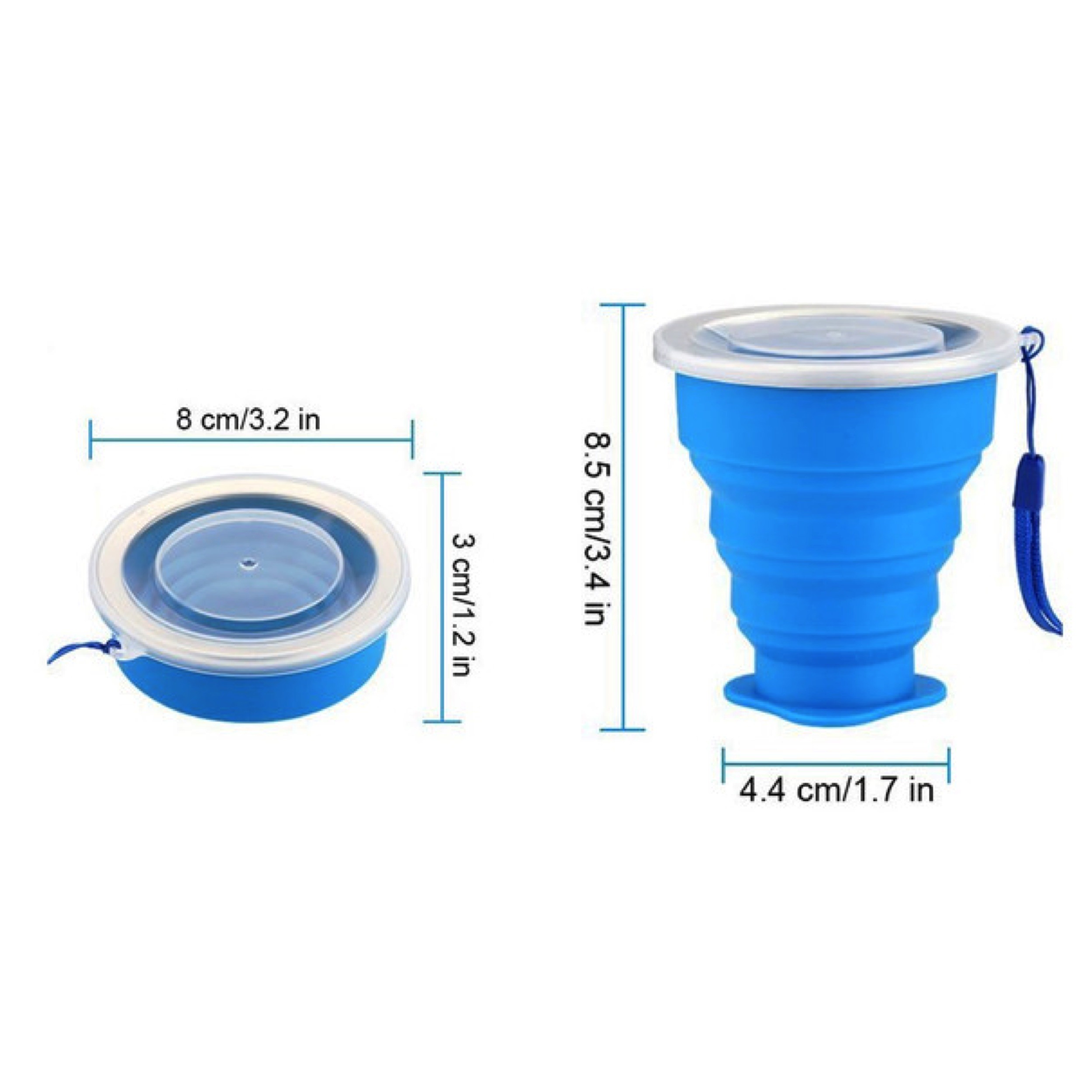 Silicone folding cup G-1 / لیوان تاشوی سیلیکونی G-1